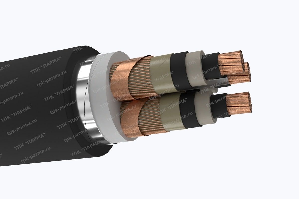 Кабель ПвБВнг(B)-LS 3х400/50 - 10кВ